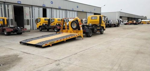 黃牌全落地解放虎VH一拖二清障車車型簡(jiǎn)介